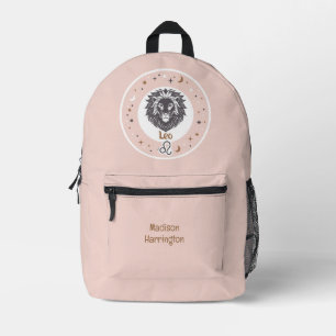 Individuelle Name Zodiac Sign Leo Bedruckter Rucksack