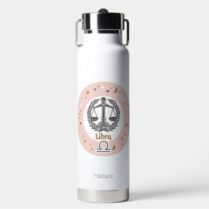 Individuelle Name Zodiac Sign Libra Trinkflasche