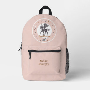 Individuelle Name Zodiac Sign Sagittarius Bedruckter Rucksack