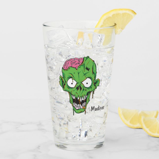 Individuelle Name Zombie Glas (Rückseite Ice)