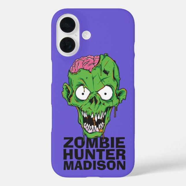 Individuelle Name Zombie Hunter Telefonfälle Case-Mate iPhone Hülle (Rückseite)