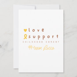 individuelle Name zur Einladung von Krebserkrankun