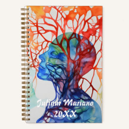 Individuelle Name zur Flüssigkeitsübergabe Notizbuch