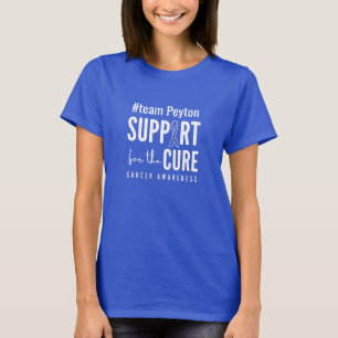 individuelle Name zur Sensibilisierung für Krebs T T-Shirt