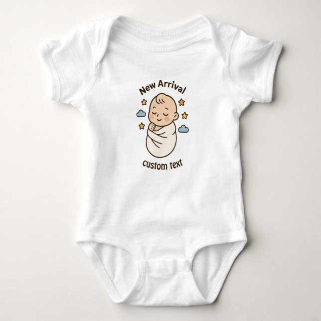 Individuelle Namen Baby Bodysuit Baby Strampler (Vorderseite)