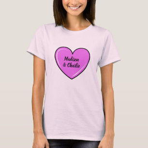 Individuelle Namen und Liebe T-Shirt