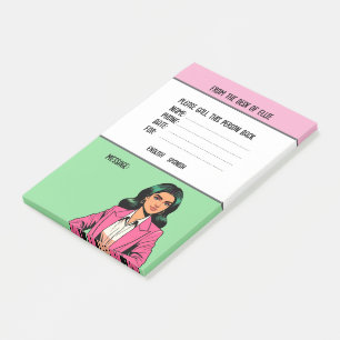 Individuelle Namens Geschäftstelefonnachricht Büro Post-it Klebezettel