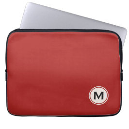 Individuelle Notebook-Ärmel mit Monogramm und Farb Laptopschutzhülle
