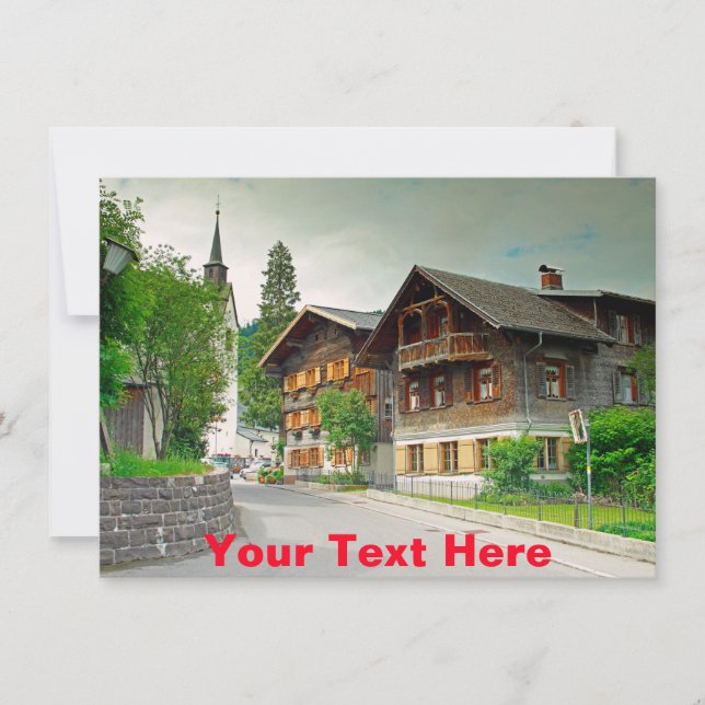 Individuelle Österreich-Karte (Vorderseite)