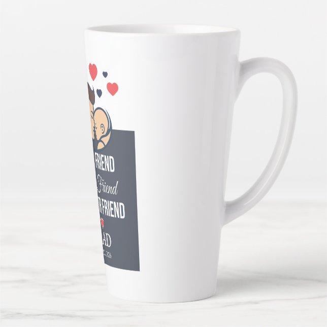 Individuelle Papa-Kaffeetasse Milchtasse (Rechts)