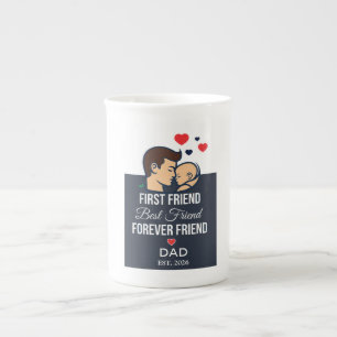 Individuelle Papa-Kaffeetasse Prozellantasse