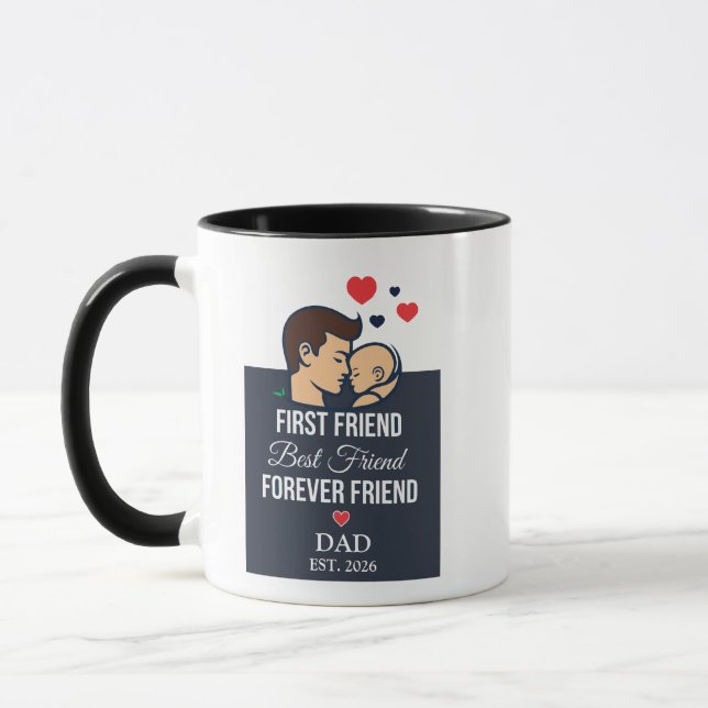 Individuelle Papa-Kaffeetasse Tasse (Links)