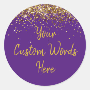 Individuelle Partygeschenke Personalisierter Gebur Runder Aufkleber