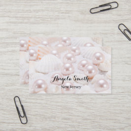 Individuelle Pearl Business Moderne Personalisiert Visitenkarte