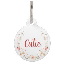 Individuelle Personalisierte Florale Hunde Hundema