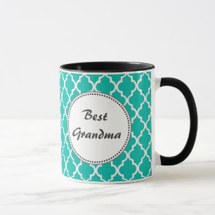 Individuelle Personalisierung des aquamarinen Quar Tasse