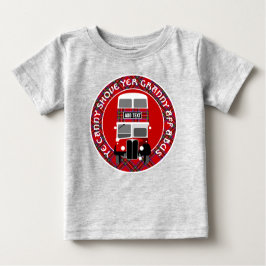 Individuelle Personalisierung des Vintagen Tartan Baby T-shirt