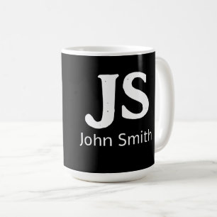 Individuelle persönliche Initialen Kaffeetasse