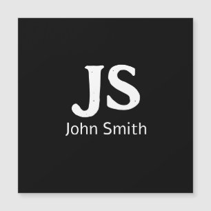 Individuelle persönliche Initialen Magnetkarte
