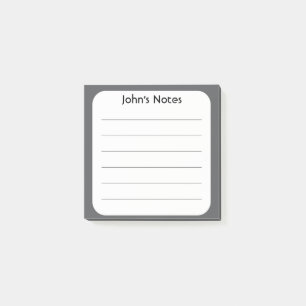 Individuelle Persönlichkeit Post-it Klebezettel