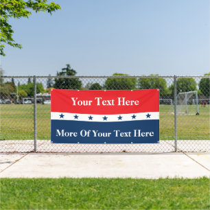Individuelle politische Kampagne Banner