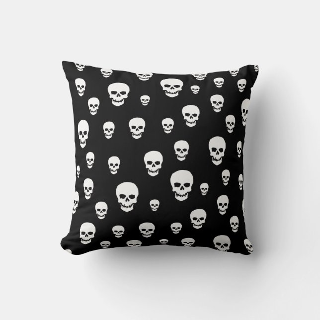 Individuelle Pop-Skulls Kissen (Vorderseite)