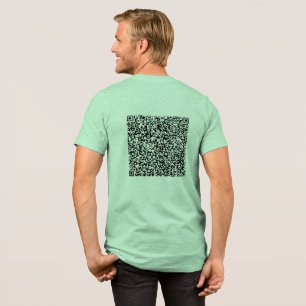 Individuelle QR-Code-Prüfung Design Ihr eigenes lu Tri-Blend Shirt