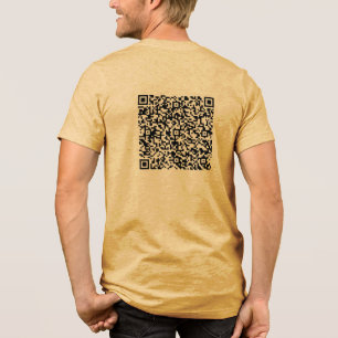 Individuelle QR Code Prüfung Info Ihr eigenes Desi Tri-Blend Shirt