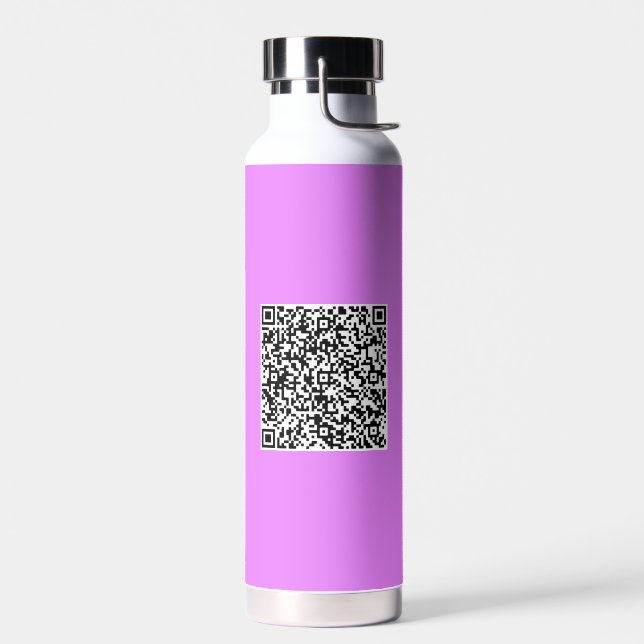 Individuelle QR-Code-Prüfung Info Ihre Farben Wass Trinkflasche (Links)
