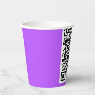Individuelle QR Code Scan Info Paper Cups - Ihre F Pappbecher