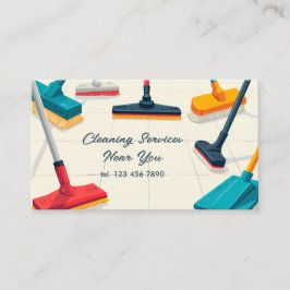 Individuelle QR-Reinigung Visitenkarte