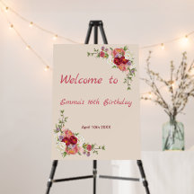 Individuelle romantische Blumenparty