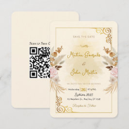 Individuelle Save-the-Date-Hochzeitseinladung mit  Save The Date