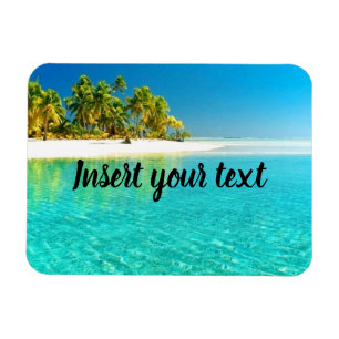 Individuelle Sicht auf den Strand Magnet