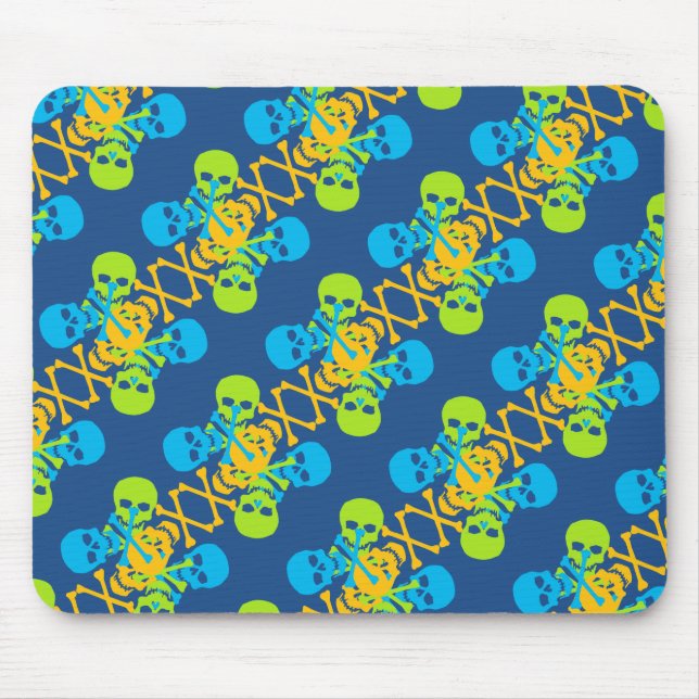 Individuelle Skulls und Crossbones Mousepad (Vorne)