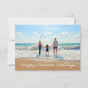 Individuelle Sommerkarte mit Foto personalisiert