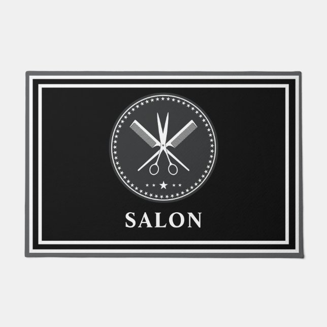 Individuelle stilvolle Friseursalons & Barbier     Fußmatte (Vorderseite)