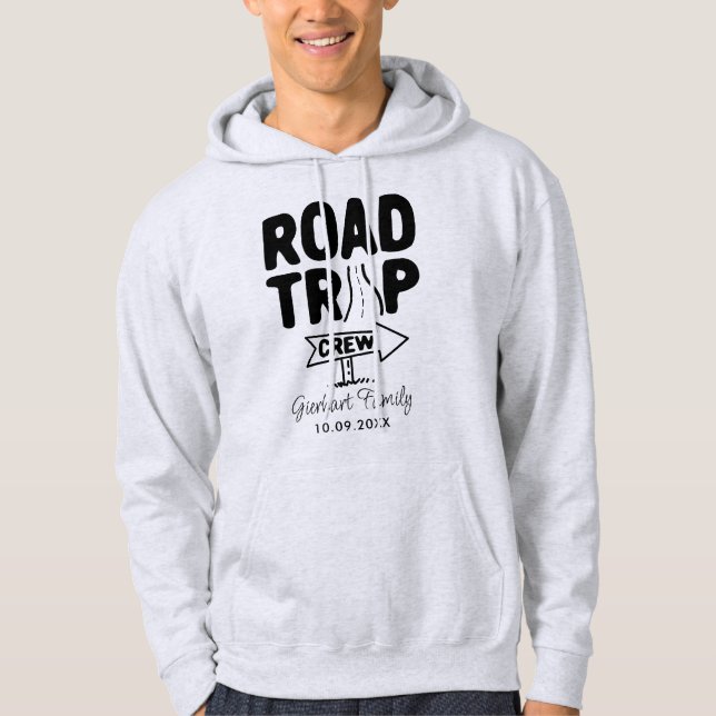 Individuelle Straßenfahrt für die ganze Familie -  Hoodie (Vorderseite)