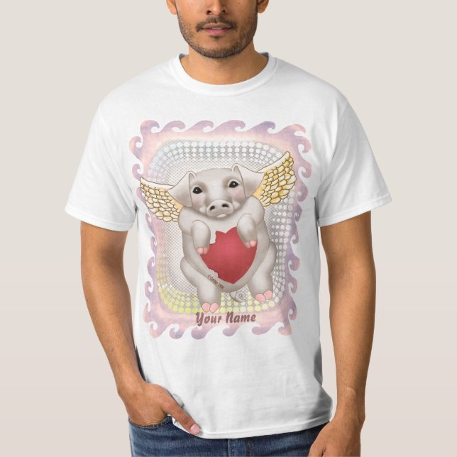 Individuelle T - Shirt der Pig-Liebe (Vorderseite)