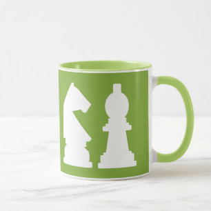 Individuelle Tasse von CHESS für Monogramm und Far