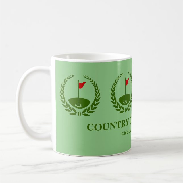 Individuelle Tasse von Golfclub-Mitgliedern (Links)