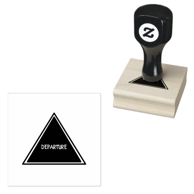 Individuelle TextABTEILUNG Holz Art Tief Lila Tint Gummistempel (Stempel)