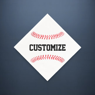 Individuelle Textsportarten für Baseball-Party ode Serviette
