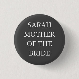 INDIVIDUELLE TRAUZEUGIN KNOPF HOCHZEIT JUNGGESELLE BUTTON