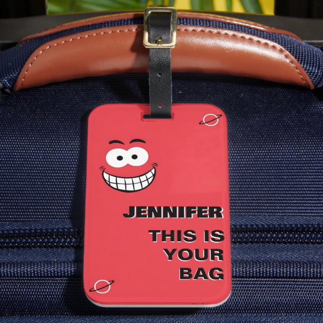 Individuelle Travel Bag Labels Gepäckanhänger (Vorderseite Insitu 2)