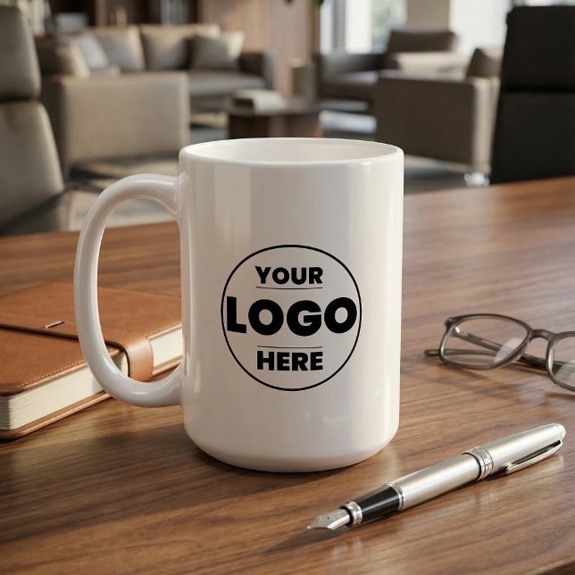 Individuelle Unternehmensmarkierung mit Firmenlogo Kaffeetasse (Custom Corporate Branding with Company Logo Coffee Mug)