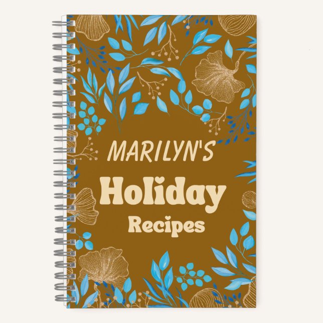 Individuelle Urlaubsrezepte schreiben Sie sich sel Notizbuch (Vorderseite)