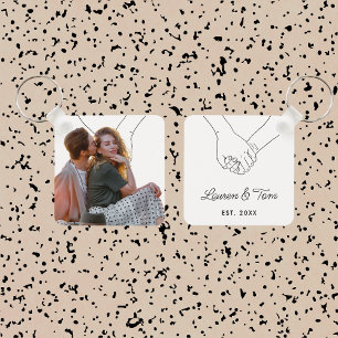 Individuelle Valentinstag Geschenke Modernes Foto Schlüsselanhänger