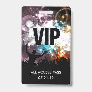 Individuelle VIP All Access Concept Abzeichen Einl Ausweis