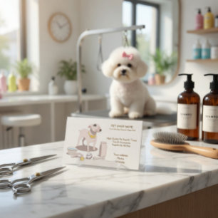Individuelle Visitenkarte für Heimtiere